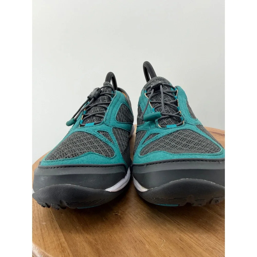 OLUKAI Eleu Trainer Water Shoes Womens US 10‎ EUR 40 Teal Grey Lace Up